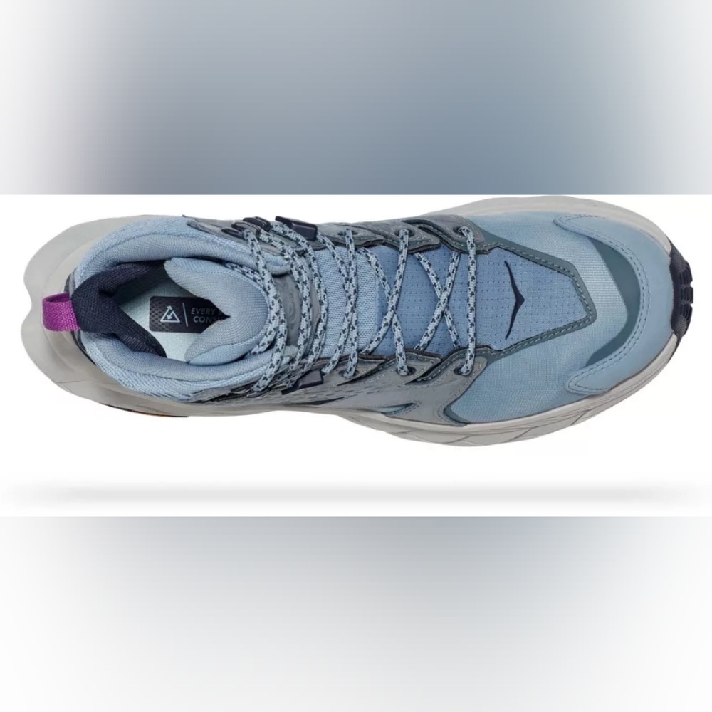 HOKA Anacapa Mid GTX Women's Mountain Spring/Harbor Mist Hiking Shoe - Picture 4 of 11